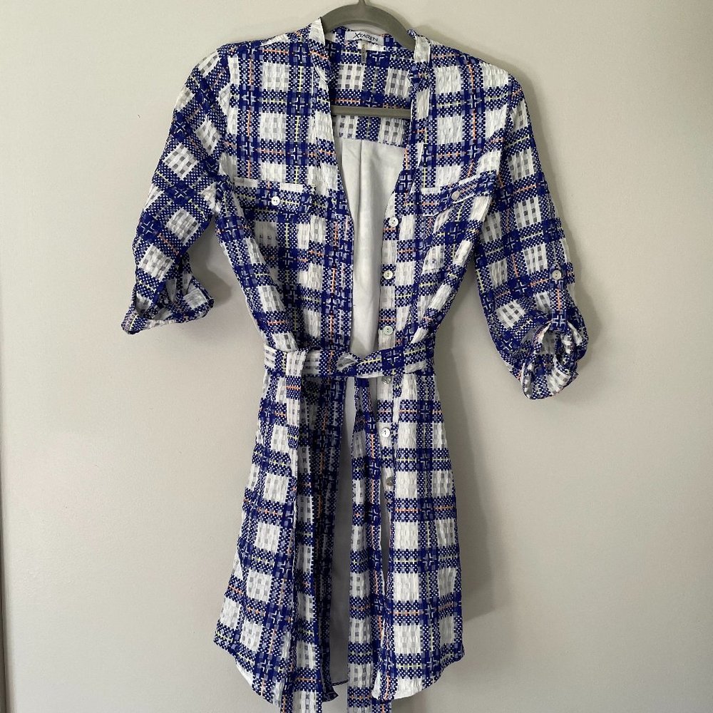 Plaid Dress/Duster
